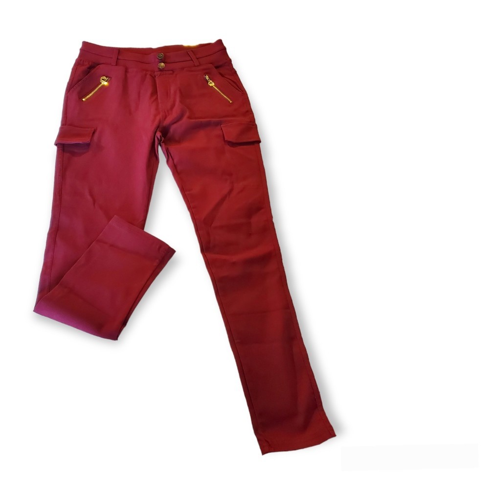 𝅺Indero L/XL stretchy wine jeggings Skinny pants